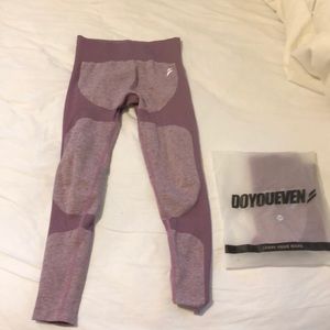 Doyoueven leggings in mauve